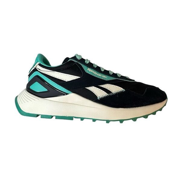 REEBOK Wmns Classic Leather Legacy AZ 'Black Future Teal' Size 8.5 - Picture 1 of 15